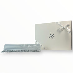 Tapis De Prière Velours Gris Clair